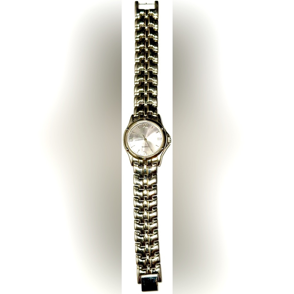 NEW Women’s/Unisex 34mm Silver Quartz Link Band Watch